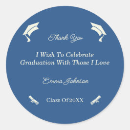 Einfache, individuell auf die Bedürfnisse der Gäst Runder Aufkleber