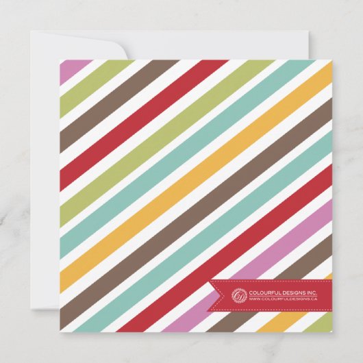 Einfache individuelle Weihnachtszeit-Party Einladu Einladung (Rückseite)