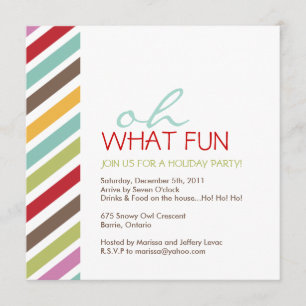 Einfache individuelle Weihnachtszeit-Party Einladu Einladung