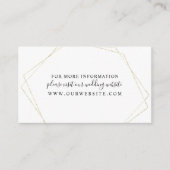 Einfache Informationskarte für den geometrischen R Begleitkarte (Vorderseite)