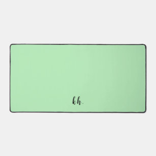 Einfache Initialen Elegantes kursives Skript Licht Schreibtischunterlage