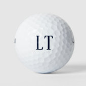 Einfache Initialen Golfball (Vorderseite)