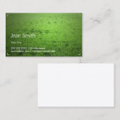 Einfache Inspirations-Grün-Reis-Feld-Visitenkarte Visitenkarte (Vorne/Hinten)