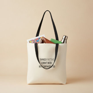 Einfache inspirierende Motivations-Typografie Tasche