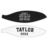 Einfache, inspirierende Schwarz-weiße MVP-Coach Basketball (Panele)