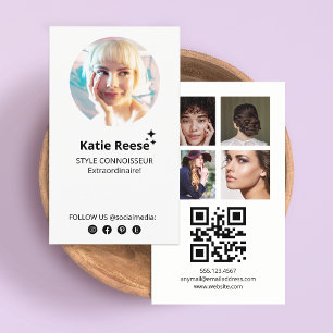 Einfache Instagram folgen dem Foto-Grid, QR-Code Visitenkarte