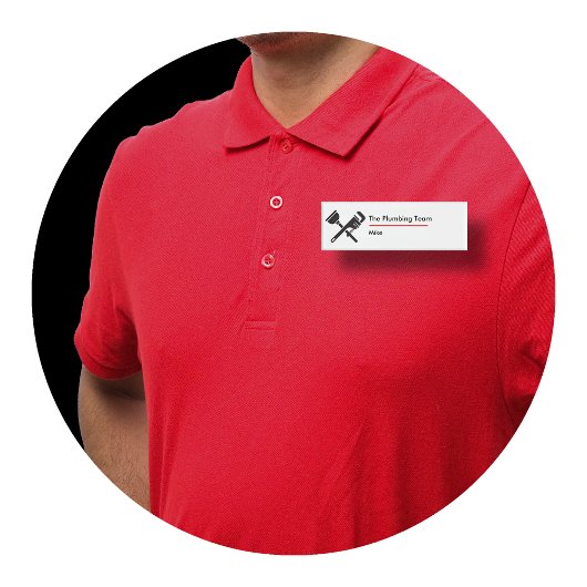 Einfache Installationsdienste Mitarbeiter Name-ID- Namenschild