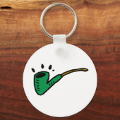 einfache irische Pfeife Schlüsselanhänger (Vorderseite)