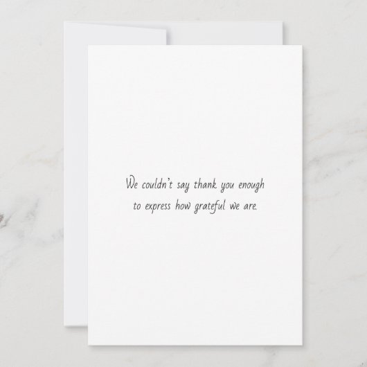 Einfache IVF Ärztin Vielen Dank, dass Sie Ihre Kar Dankeskarte (Vorderseite)