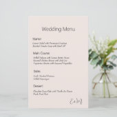 Einfache japanische Kirschblüte Farbe Hochzeitsmen (Stehend Vorderseite)