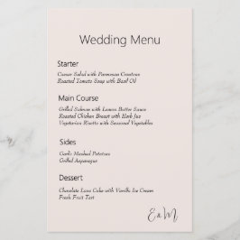 Einfache japanische Kirschblüte Farbe Hochzeitsmen