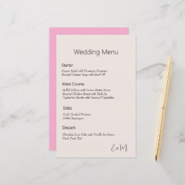 Einfache japanische Kirschblüte Farbe Hochzeitsmen