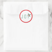 Einfache Joy Holiday Sticker (Tasche)