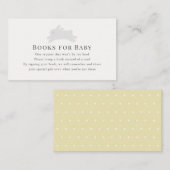 Einfache Jumping Bunny Book Request Enclosure Card Begleitkarte (Vorne/Hinten)