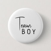 Einfache Junge des modernen neutralen Geschlechts Button (Vorderseite)