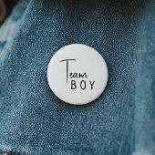 Einfache Junge des modernen neutralen Geschlechts Button