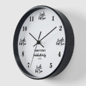 Einfache Junggeselinnen-Abschied verschenkt Wall-U Uhr (Winkel)