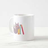 Einfache Kaffeekanne mit weißem Ton Kaffeetasse (Vorderseite Links)