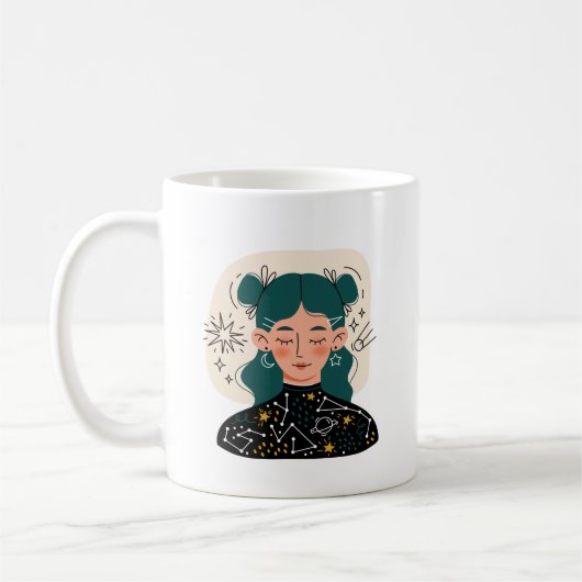 Einfache Kaffeemaschine Kaffeetasse (Links)