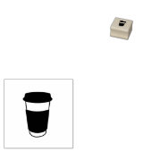 Einfache Kaffeetasse für Loyalkarten Gummistempel (Stempel)