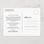 Einfache Kalenders Rotes Herz Hochzeit ändern das  Ankündigungspostkarte (Rückseite)