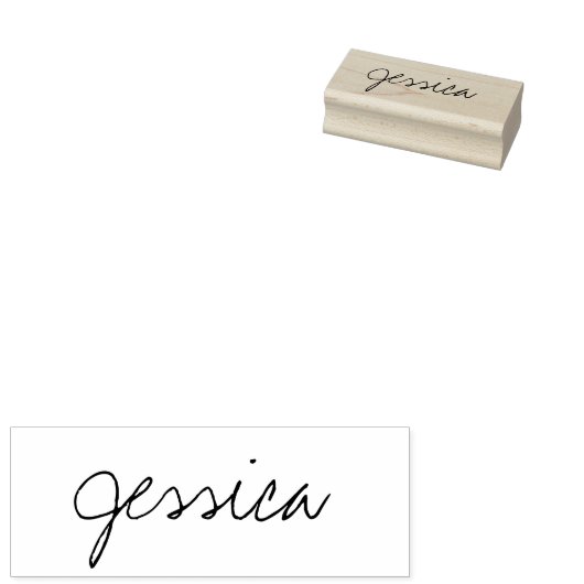 Einfache Kalligrafie Gummistempel (Stempel)