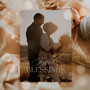 Einfache Kalligrafie-Schrift Moderne Minimalistisc Feiertagskarte