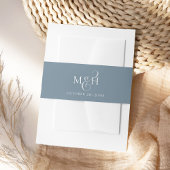 Einfache Kalligrafie-Script-Ampersand-Monogramm Einladungsbanderole