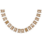 Einfache Kalligrafie-Taufe erste Kommune Wimpelkette (Alle)