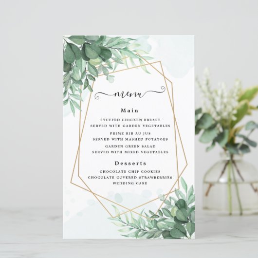 Einfache Kalligraphie rustikale Vegetation (Stehend Vorderseite)