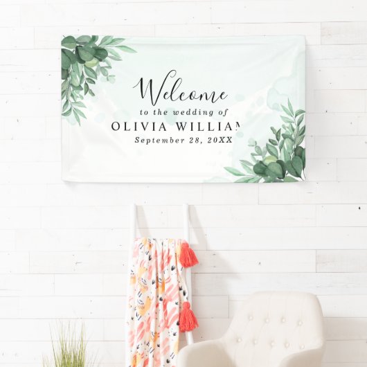 Einfache Kalligraphie rustikale Vegetation Banner (Insitu)