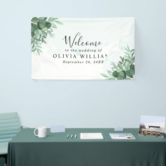 Einfache Kalligraphie rustikale Vegetation Banner (Messeveranstaltung)