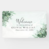 Einfache Kalligraphie rustikale Vegetation Banner (Horizontal)