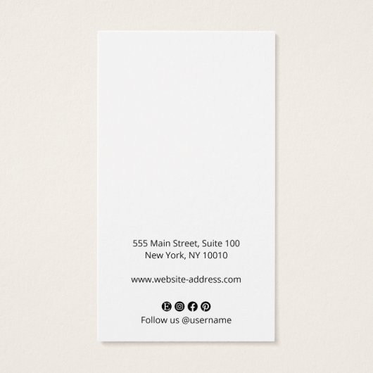 Einfache Kalligraphie Schriftart Erring Juwelen (Rückseite)