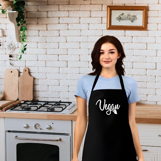 Einfache Kalligraphie Vegan Schürze