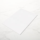 Einfache kalligraphische Front und Back Wedding Go Folieneinladung (Gedreht)