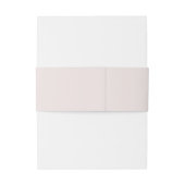 Einfache kalligraphische Hochzeit Einladungsbanderole (Rückseitenbeispiel)