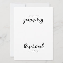 Einfache kalligraphische Hochzeit vorbehaltenes Ze