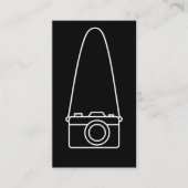Einfache Kamera-Minimal-Fotografie Visitenkarte (Vorderseite)
