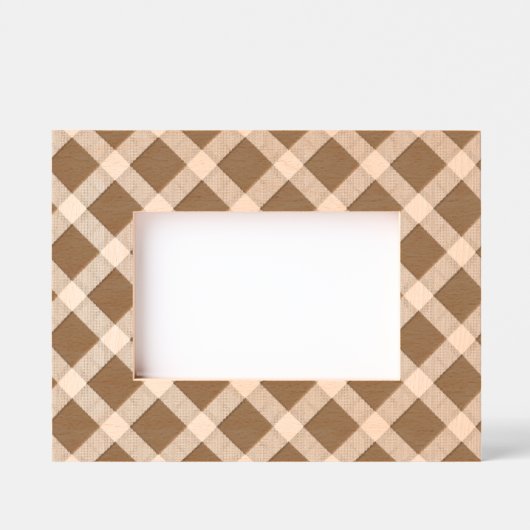 Einfache Karierte, moderne Bilderrahmen Geätzte Rahmen (Vorderseite)