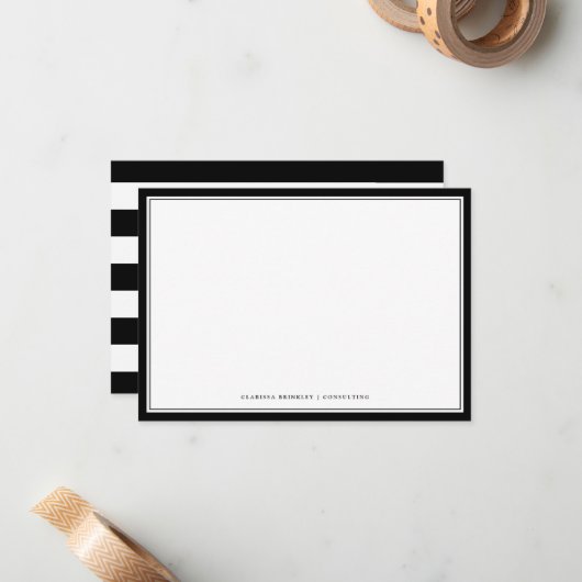 Einfache Karte (Vorderseite/Rückseite Beispiel)