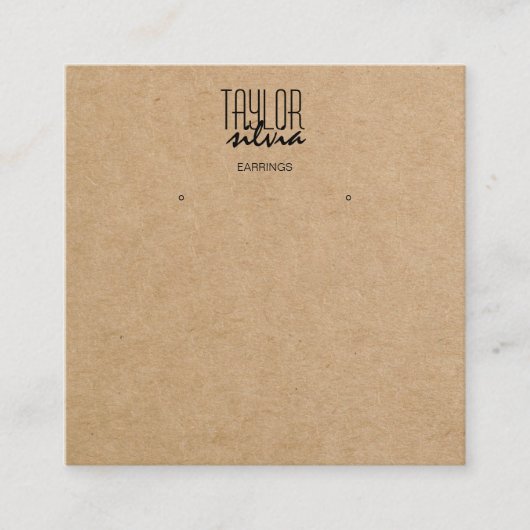 einfache Karte mit minimalem Papierformat (Vorderseite)