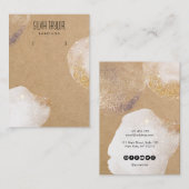 einfache Karte mit minimalem Papierformat (Vorne/Hinten)