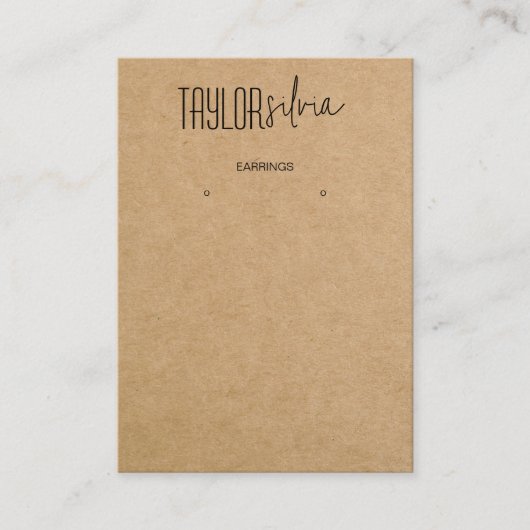 einfache Karte mit minimalem Papierformat (Vorderseite)