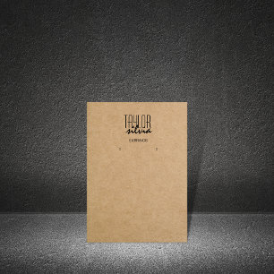 einfache Karte mit minimalem Papierformat