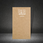 einfache Karte mit minimalem Papierformat