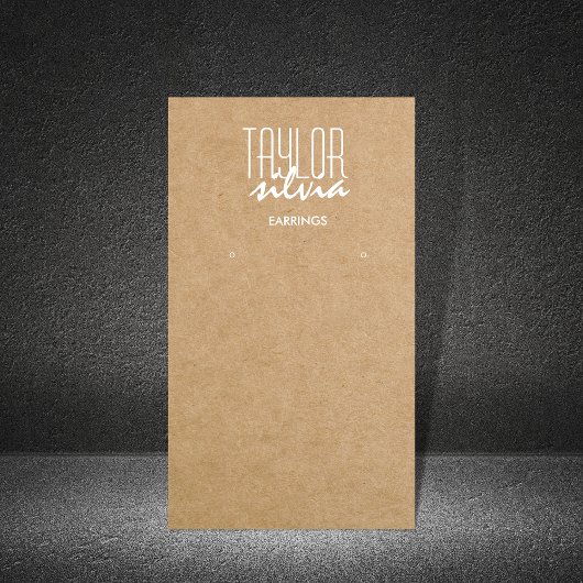 einfache Karte mit minimalem Papierformat