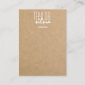 einfache Karte mit minimalem Papierformat (Vorderseite)