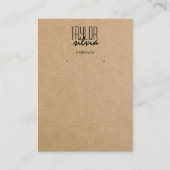 einfache Karte mit minimalem Papierformat (Vorderseite)