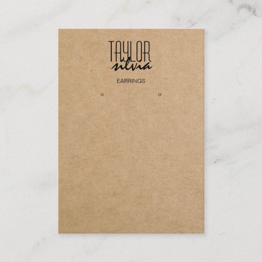 einfache Karte mit minimalem Papierformat (Vorderseite)